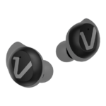 سماعات أذن لاسلكية حقيقية من RHOX - لون أسود كربوني