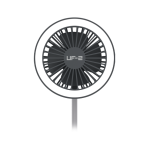 مروحة سطح المكتب Veho UF-2 3 في 1 بمنفذ USB، وشاحن للهواتف الذكية، ومصباح LED