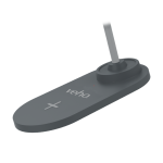 مروحة سطح المكتب Veho UF-2 3 في 1 بمنفذ USB، وشاحن للهواتف الذكية، ومصباح LED