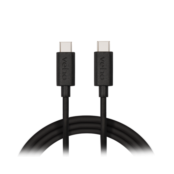 كابل شحن ومزامنة Veho USB-C™ إلى USB-C™ (1 متر/3.3 قدم)