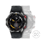 ساعة كوزو برو الرياضية الذكية مع نظام تحديد المواقع العالمي (GPS) - سوداء